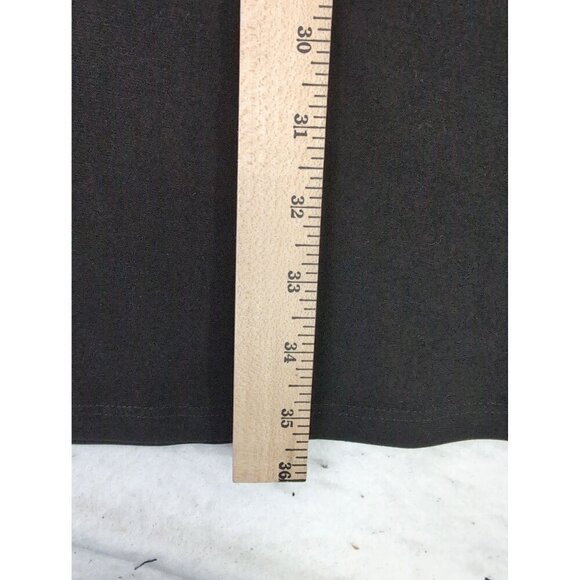 MSK Slip Dress Womens S Petite Black Pullover Sleeveless Gold Trim Shoulder - Picture 8 of 8